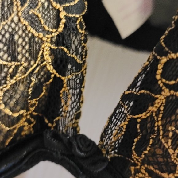 Cacique Cotton Boost Plunge Bra, size 42DDD - Picture 2 of 4